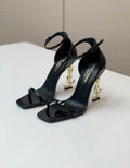 Saint Laurent Opyum 85 Patent Leather Sandals
