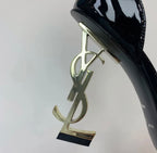 Saint Laurent Opyum 85 Patent Leather Sandals