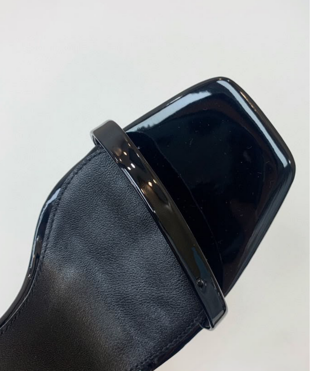 Saint Laurent Opyum 85 Patent Leather Sandals