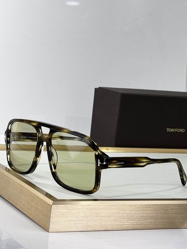 Classic Rectangular Acetate Sunglasses